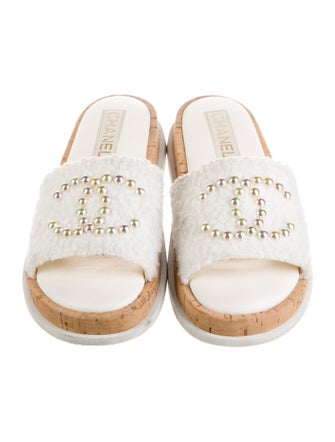 Chanel 2024 Interlocking CC Logo Slides