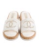 Chanel 2024 Interlocking CC Logo Slides