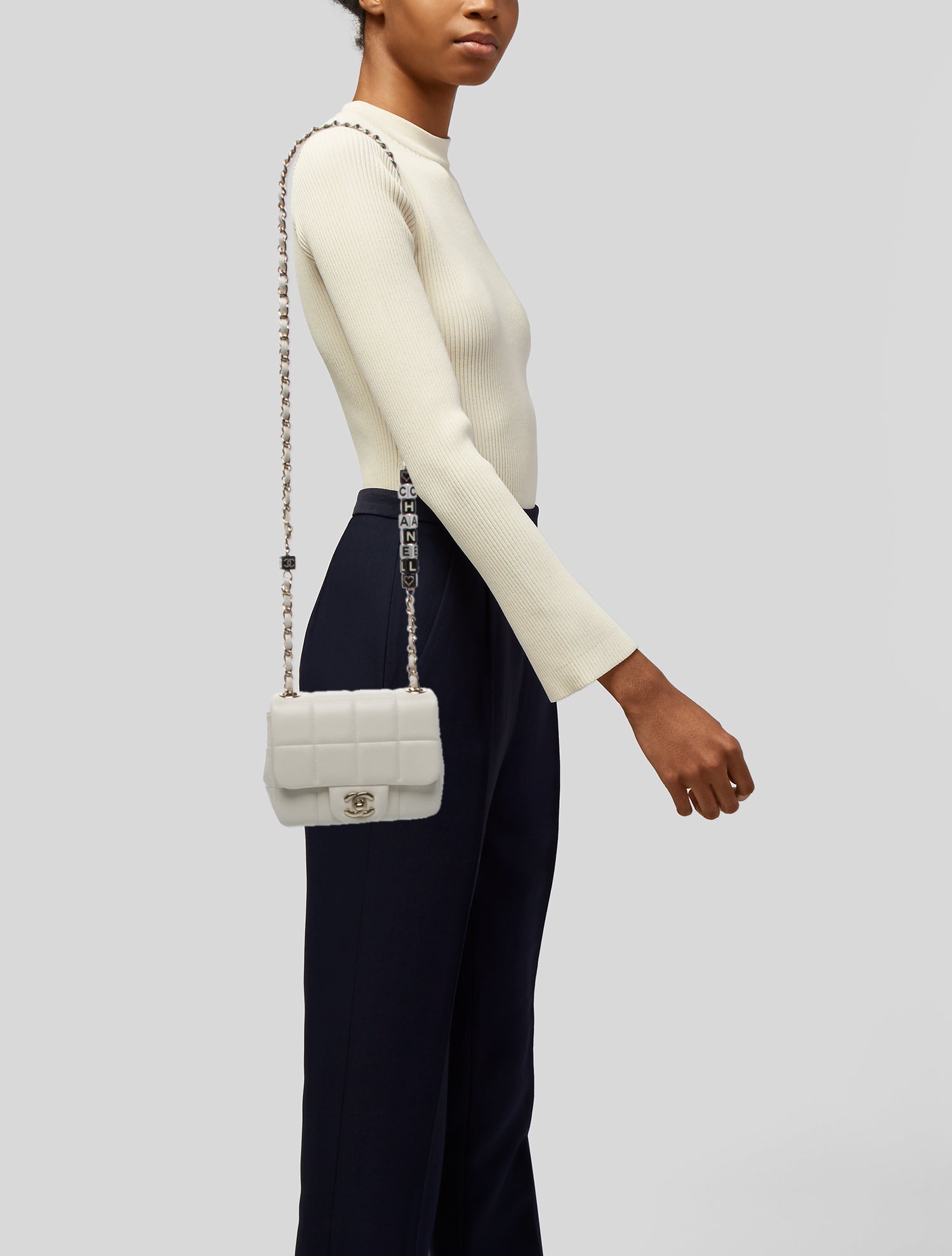 Chanel Mini Monacoco Square Flap Bag