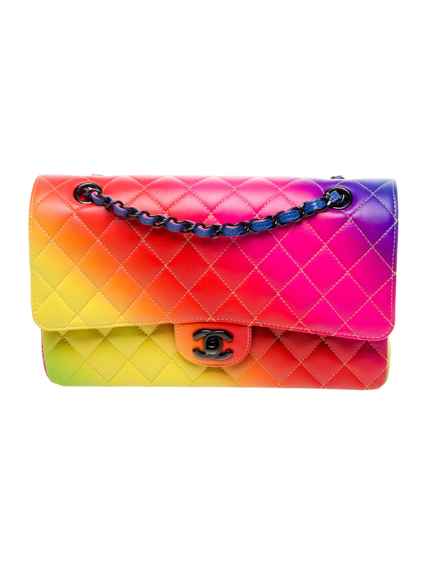 Chanel Medium Rainbow Classic Double Flap Bag