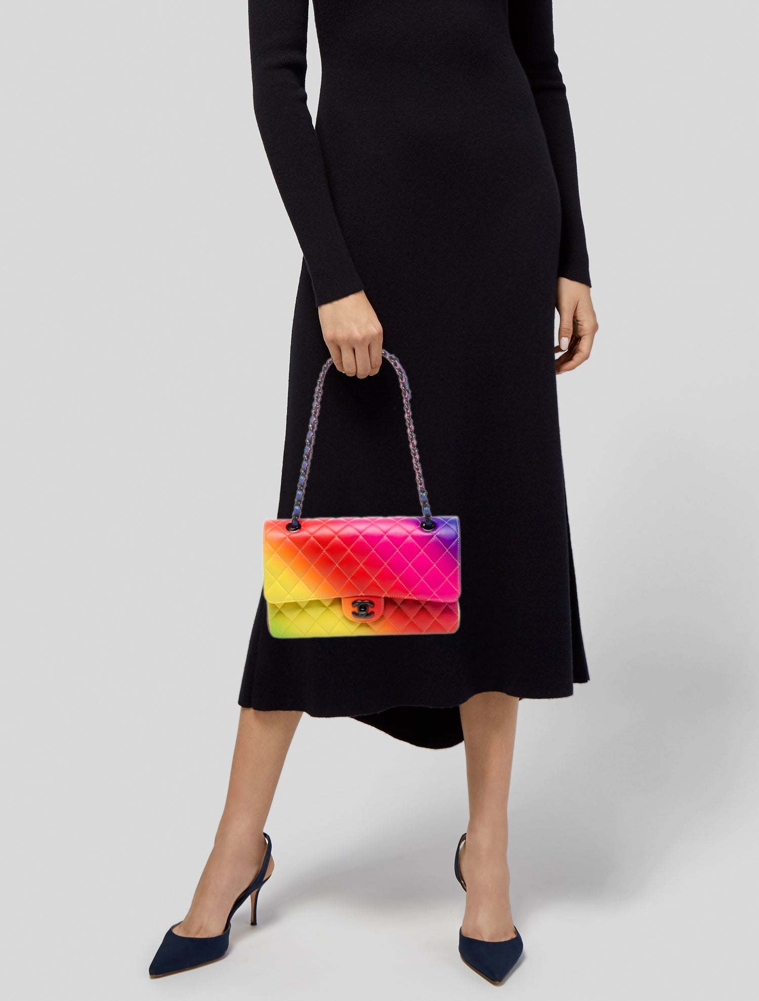 Chanel Medium Rainbow Classic Double Flap Bag