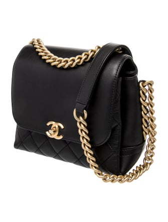 Chanel Quilted Chain Flap Bag