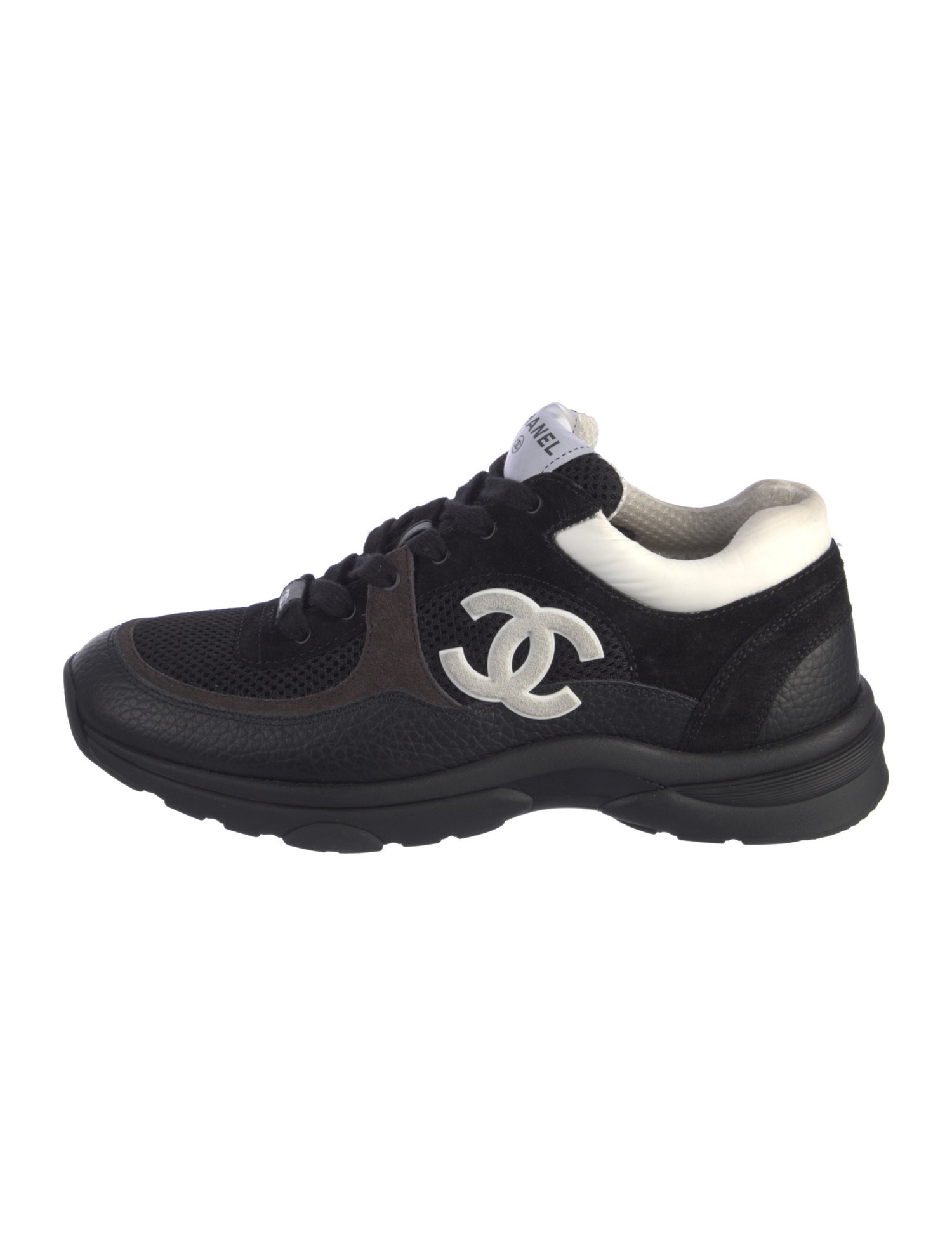 Chanel Interlocking CC Logo Mesh Sneakers