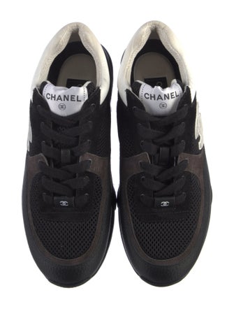 Chanel Interlocking CC Logo Mesh Sneakers