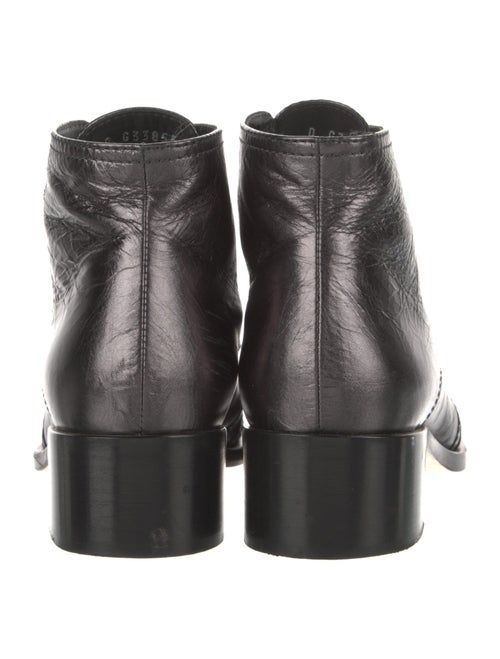 Chanel 2018 Interlocking CC Logo Combat Boots