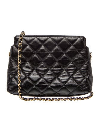 Chanel Heart Hobo Clutch w/ Chain
