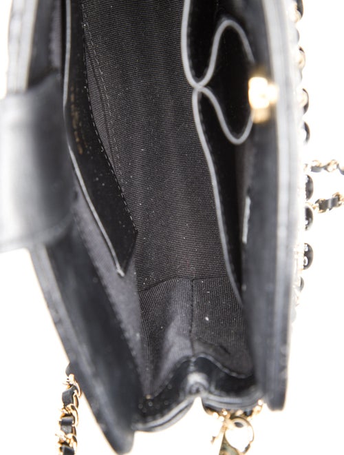 Chanel Heart Hobo Clutch w/ Chain