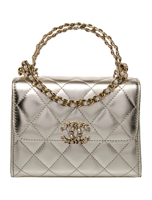 Chanel Chain Link Top Handle Bag