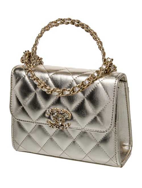 Chanel Chain Link Top Handle Bag