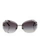 Chanel Interlocking CC Logo Shield Sunglasses