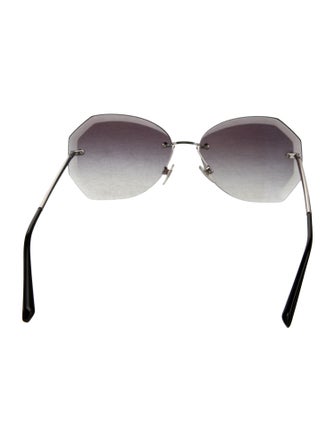 Chanel Interlocking CC Logo Shield Sunglasses