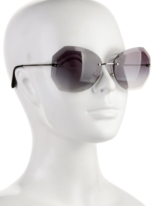 Chanel Interlocking CC Logo Shield Sunglasses