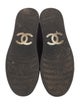 Chanel Interlocking CC Logo Velvet Sneakers