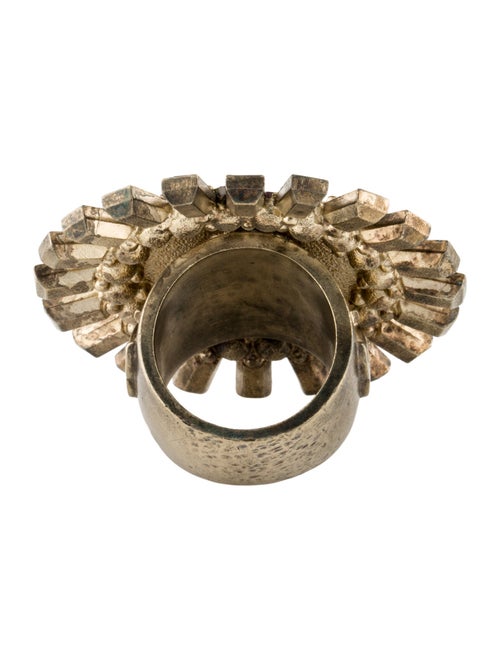 Chanel Resin & Strass CC Cocktail Ring