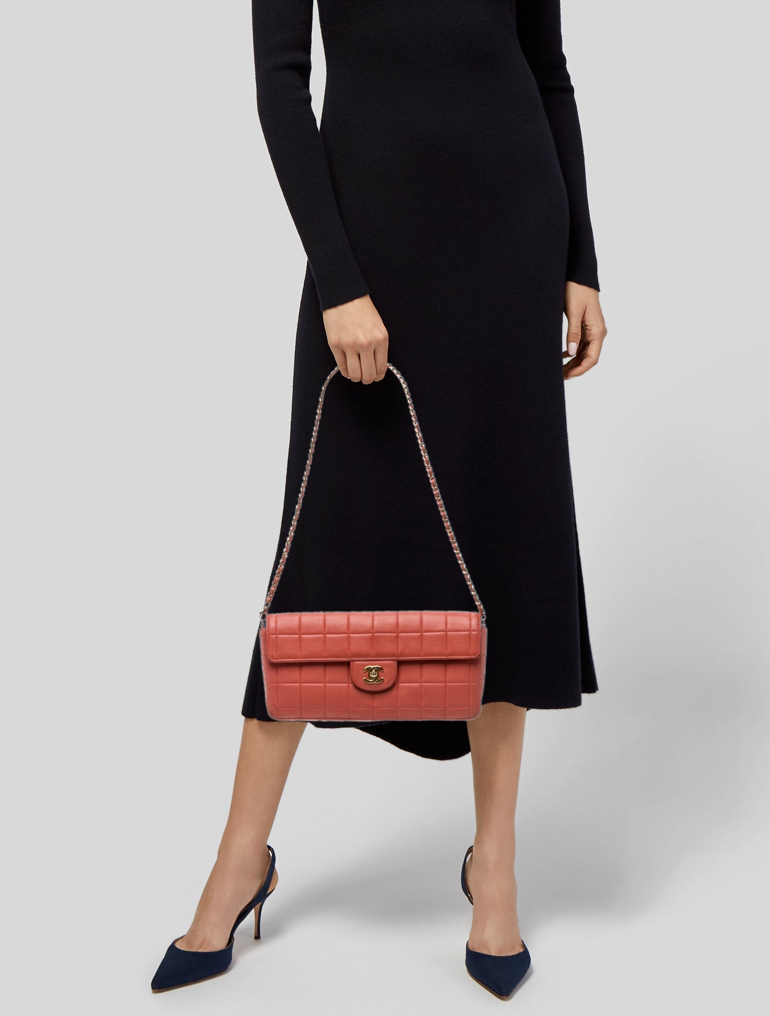 Chanel Chocolate Bar E/W Flap Bag