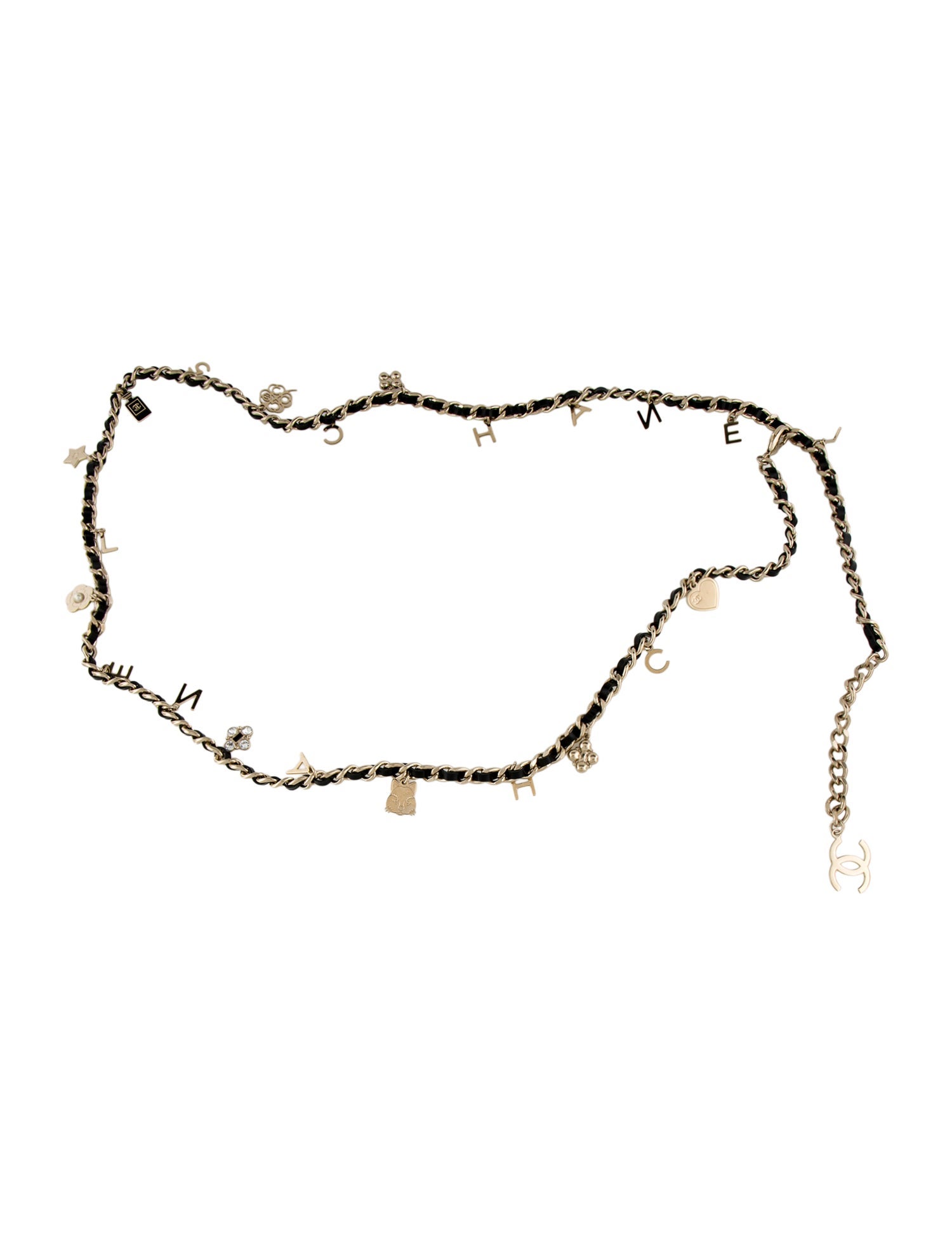 Chanel 2017 Interlocking CC Logo Waist Belt