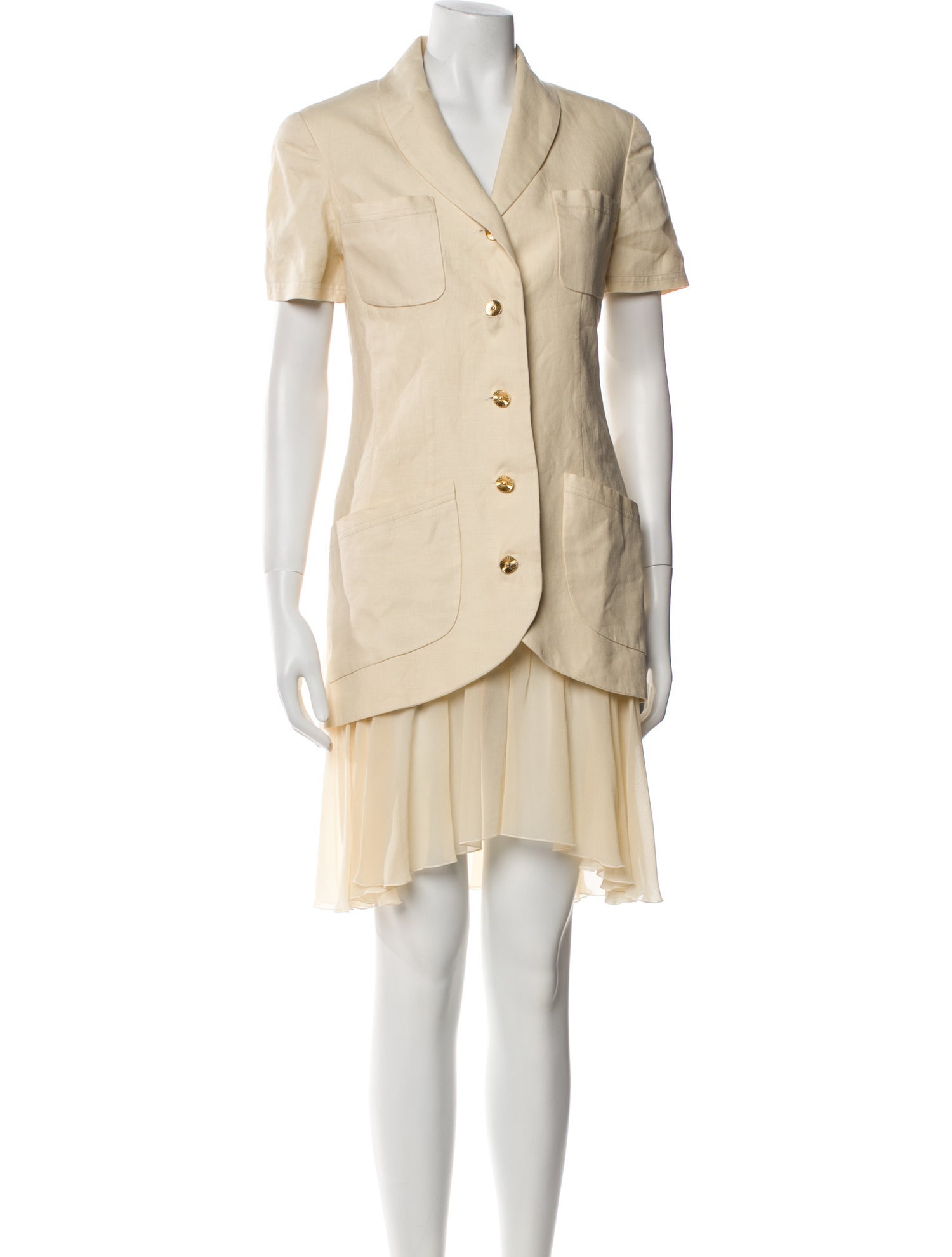 Chanel Vintage Late 1980's - Early 1990's Skirt Suit