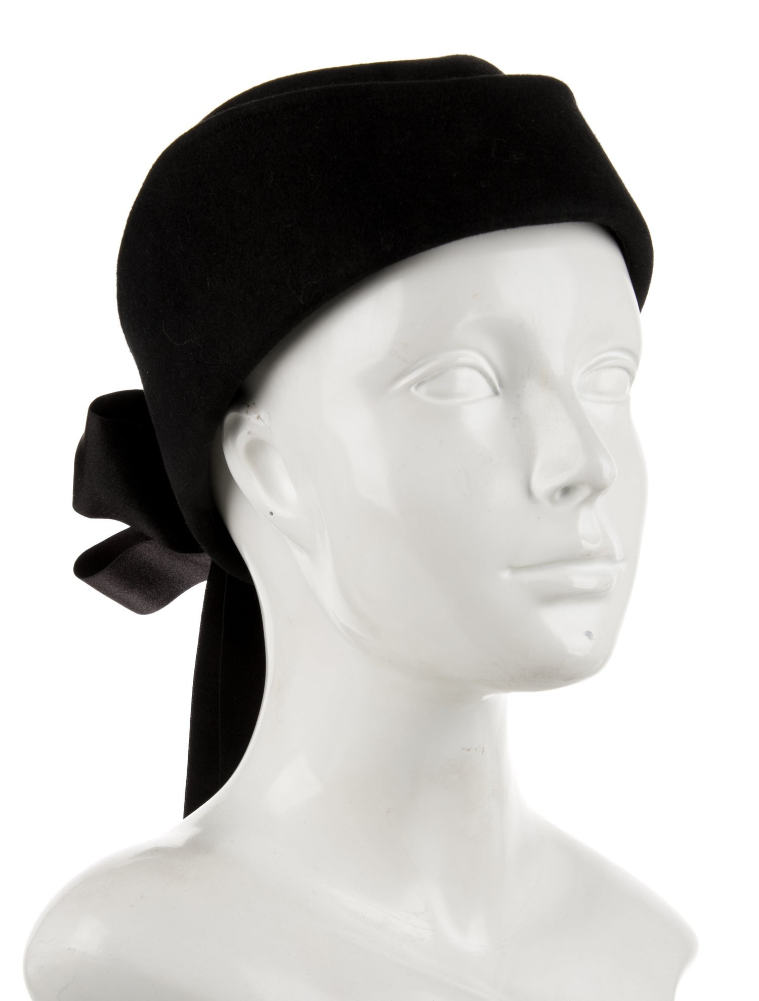 Chanel Vintage Wool Bow Hat