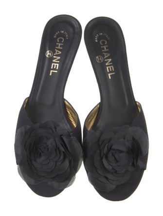 Chanel Interlocking CC Logo Mules