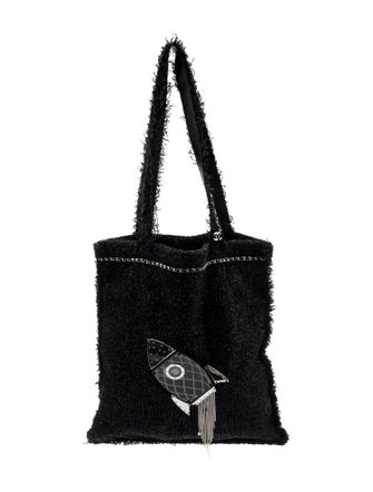 Chanel Rocket Shopping In Fabrics Tote