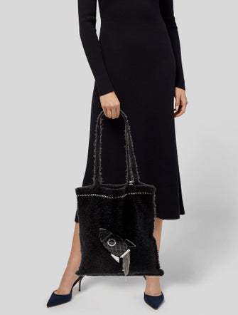Chanel Rocket Shopping In Fabrics Tote