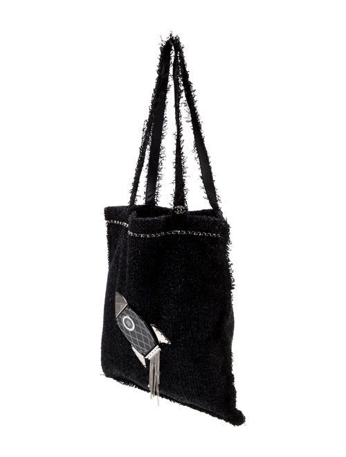 Chanel Rocket Shopping In Fabrics Tote