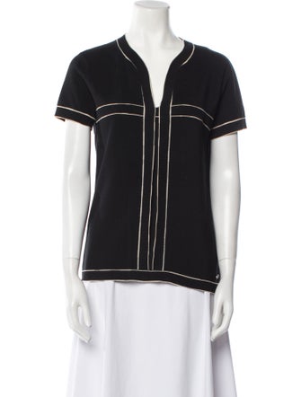 Chanel 2014 V-Neck T-Shirt