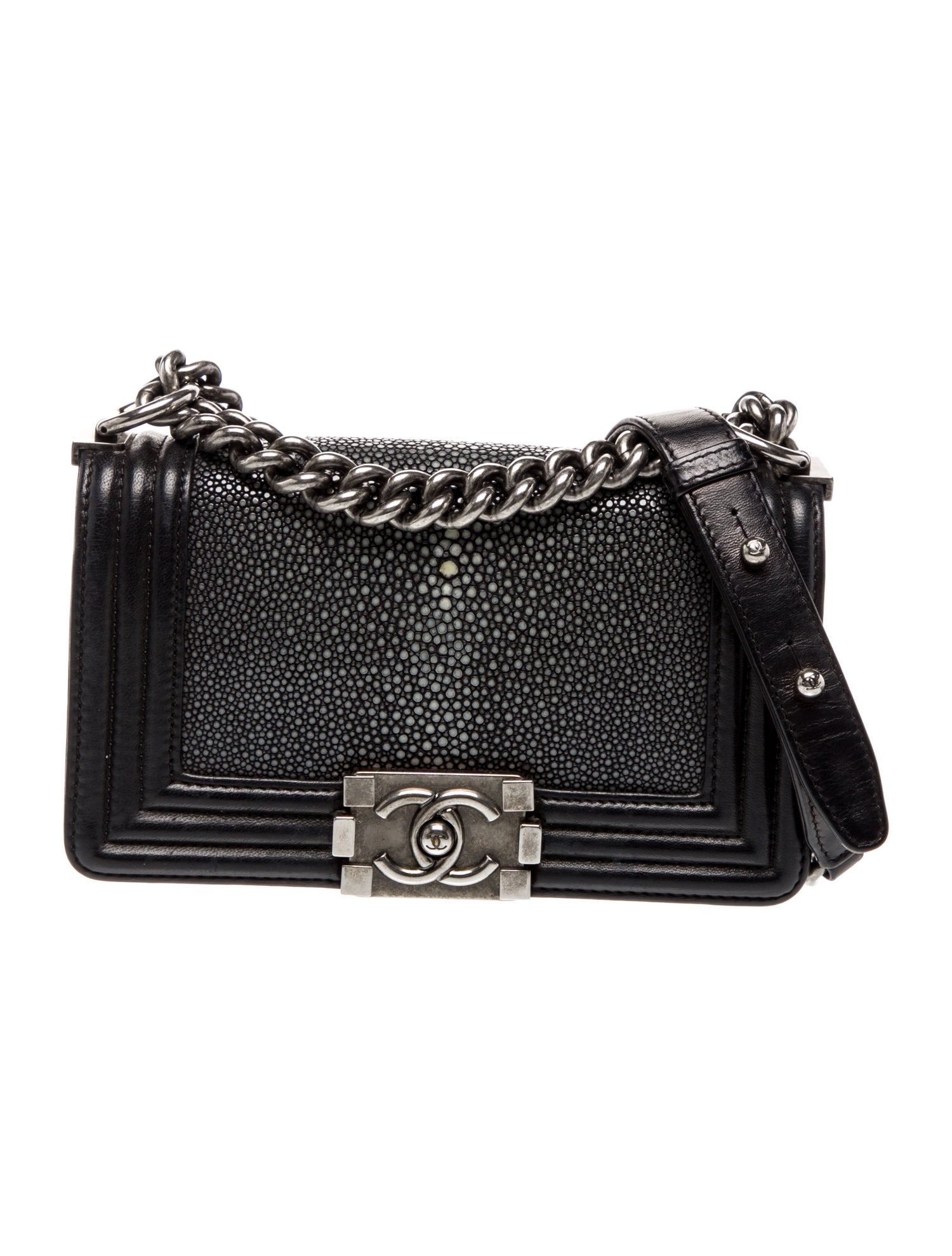 Chanel Small Galuchat Boy Bag