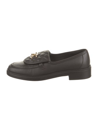Chanel 2025 Interlocking CC Logo Loafers