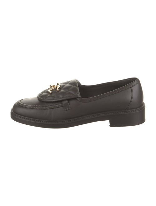 Chanel 2025 Interlocking CC Logo Loafers
