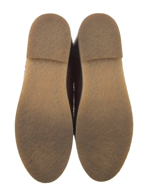 Chanel Interlocking CC Logo Tweed Sneakers