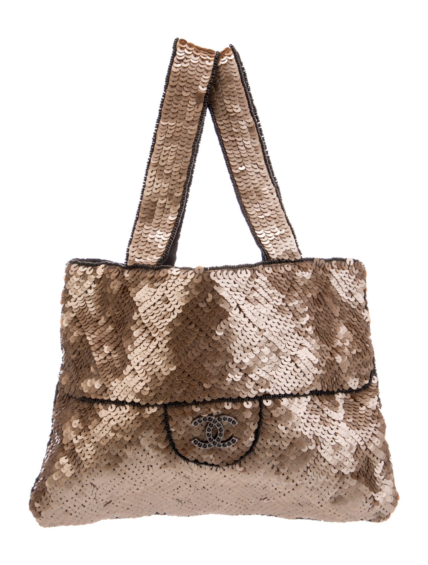 Chanel Sequin Mini Trompe L'oeil Tote