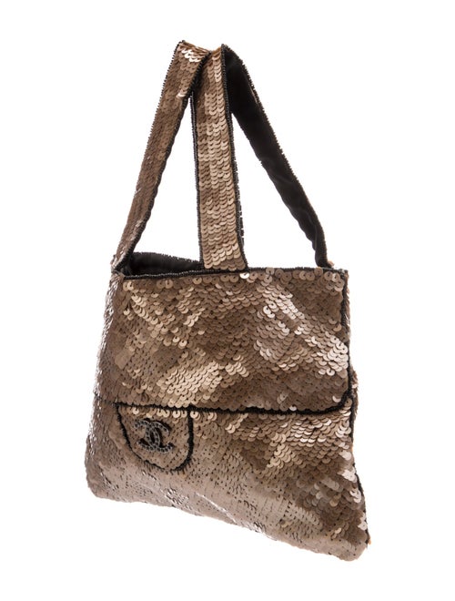 Chanel Sequin Mini Trompe L'oeil Tote