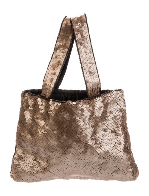 Chanel Sequin Mini Trompe L'oeil Tote