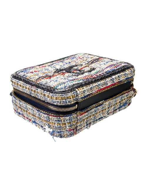 Chanel 2018 Python-Trimmed Filigree Medium Vanity Case