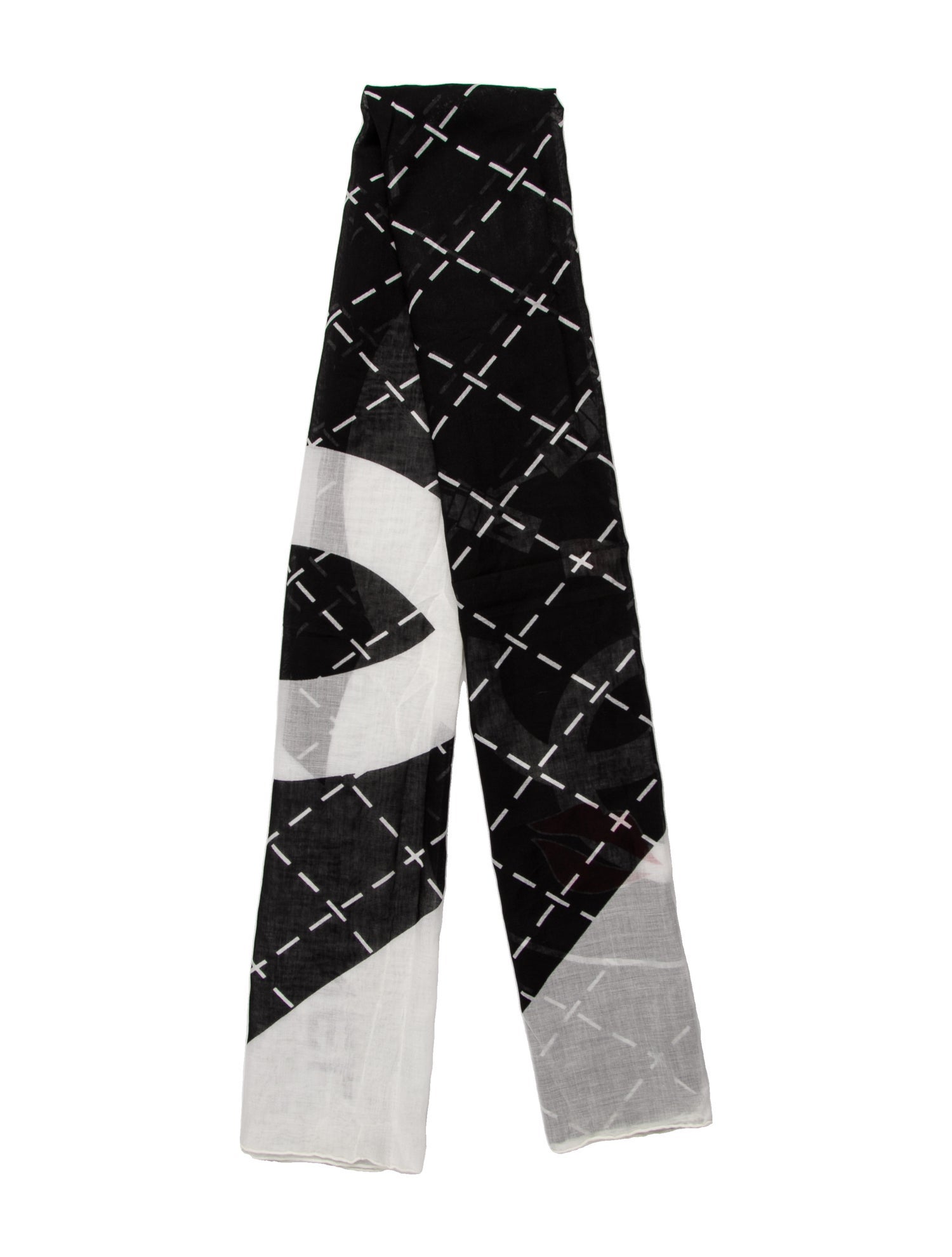 Chanel Vintage Interlocking CC Logo Pareo