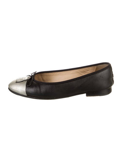 Chanel 2024 Interlocking CC Logo Ballet Flats