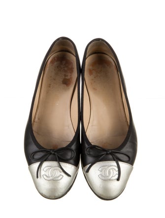 Chanel 2024 Interlocking CC Logo Ballet Flats