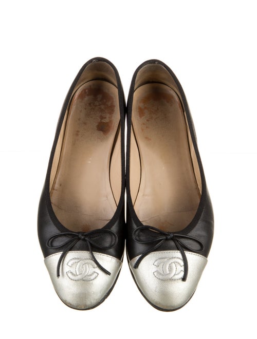 Chanel 2024 Interlocking CC Logo Ballet Flats