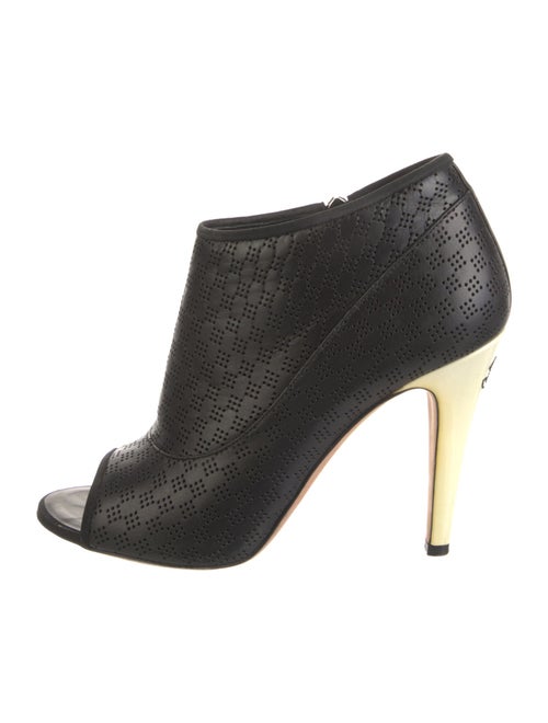 Chanel 2014 Interlocking CC Logo Boots