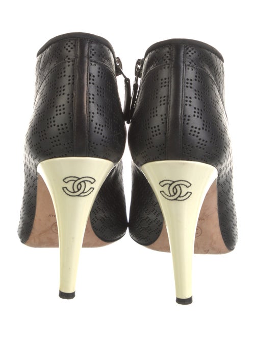 Chanel 2014 Interlocking CC Logo Boots