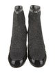 Chanel 2017 Interlocking CC Logo Sock Boots
