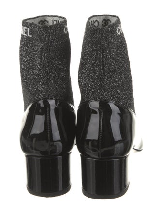Chanel 2017 Interlocking CC Logo Sock Boots
