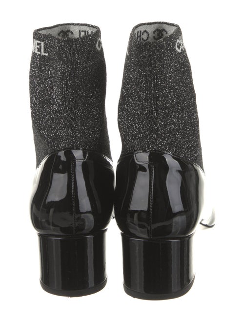 Chanel 2017 Interlocking CC Logo Sock Boots