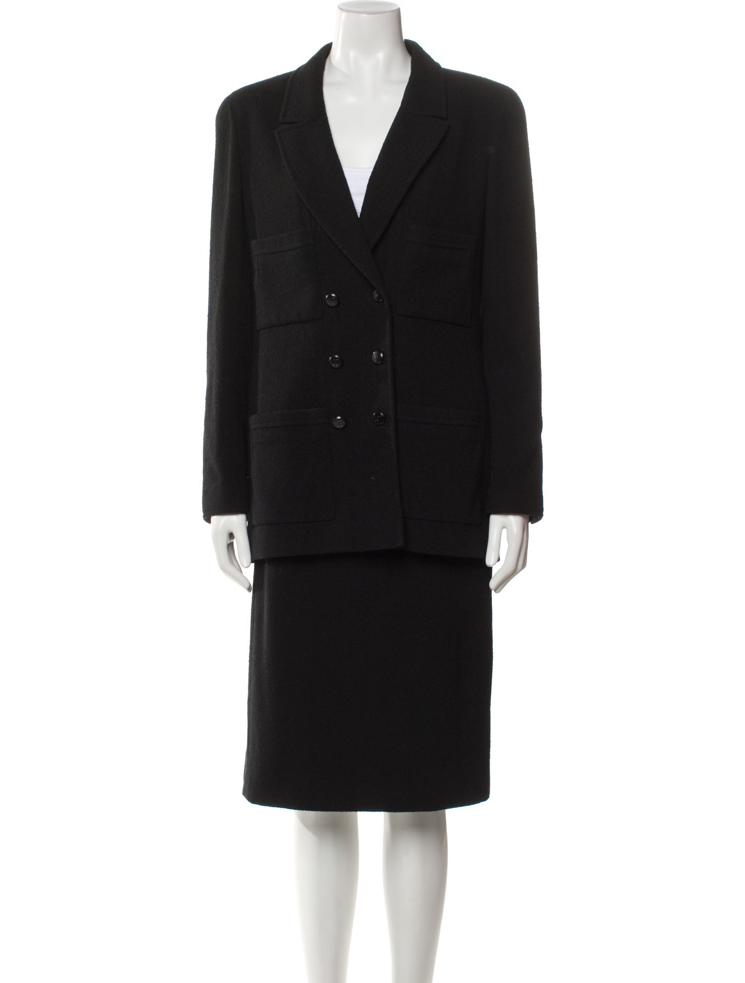 Chanel 1998 Wool Skirt Suit