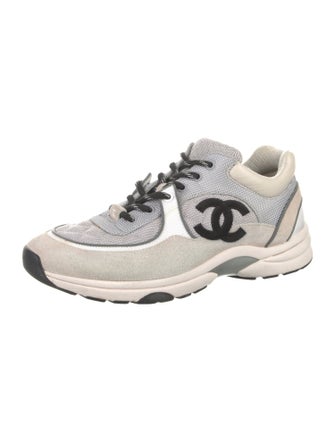 Chanel Interlocking CC Logo Mesh Sneakers