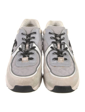 Chanel Interlocking CC Logo Mesh Sneakers