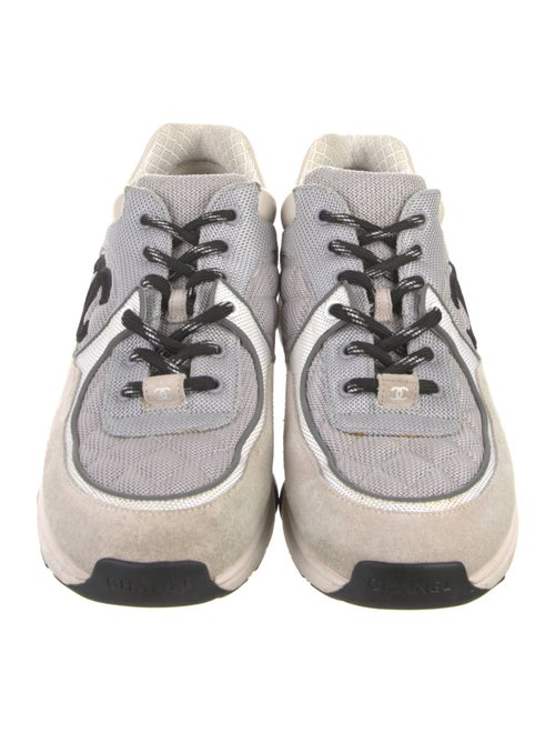 Chanel Interlocking CC Logo Mesh Sneakers