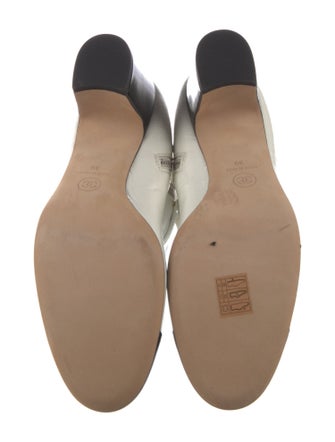 Chanel Interlocking CC Logo Patent Leather Boots