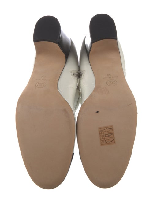 Chanel Interlocking CC Logo Patent Leather Boots